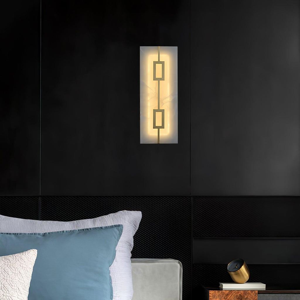 Alvelor Géométrique Albâtre Luminaire Mural - Neutralighting