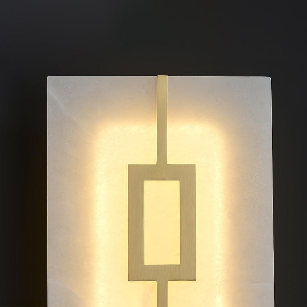 Alvelor Géométrique Albâtre Luminaire Mural - Neutralighting