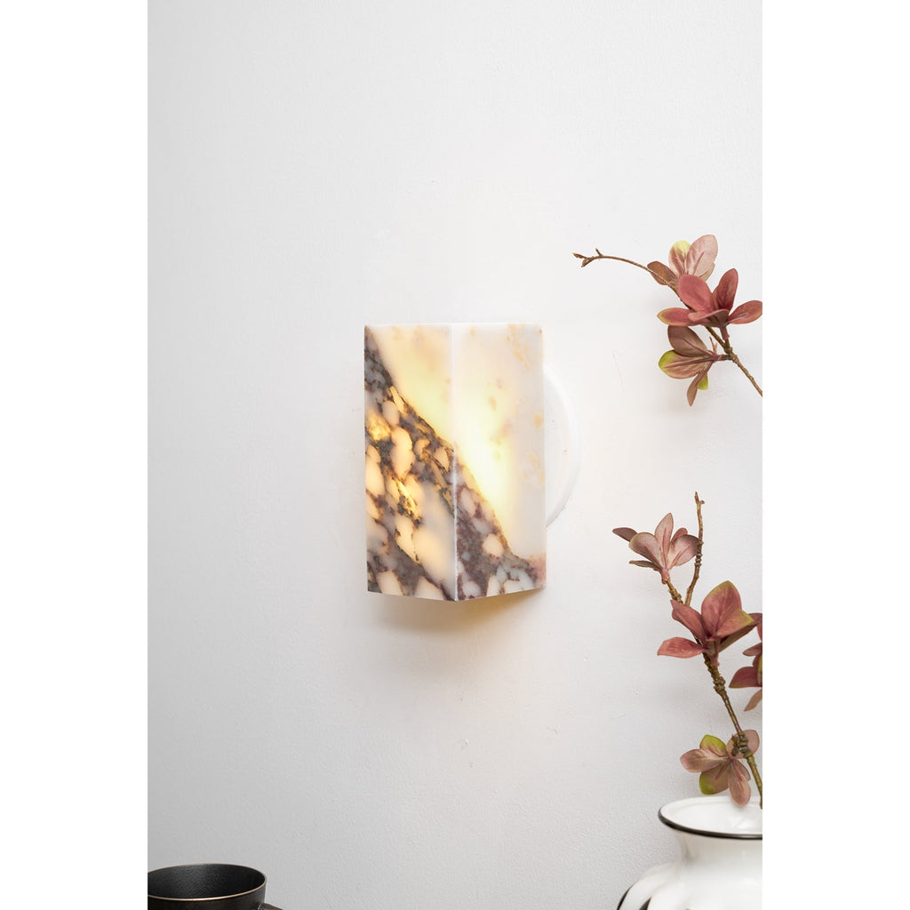 Illaee Moderne Minimaliste Carré Marbre Applique Murale - Neutralighting