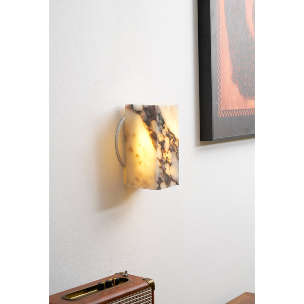 Illaee Moderne Minimaliste Carré Marbre Applique Murale - Neutralighting