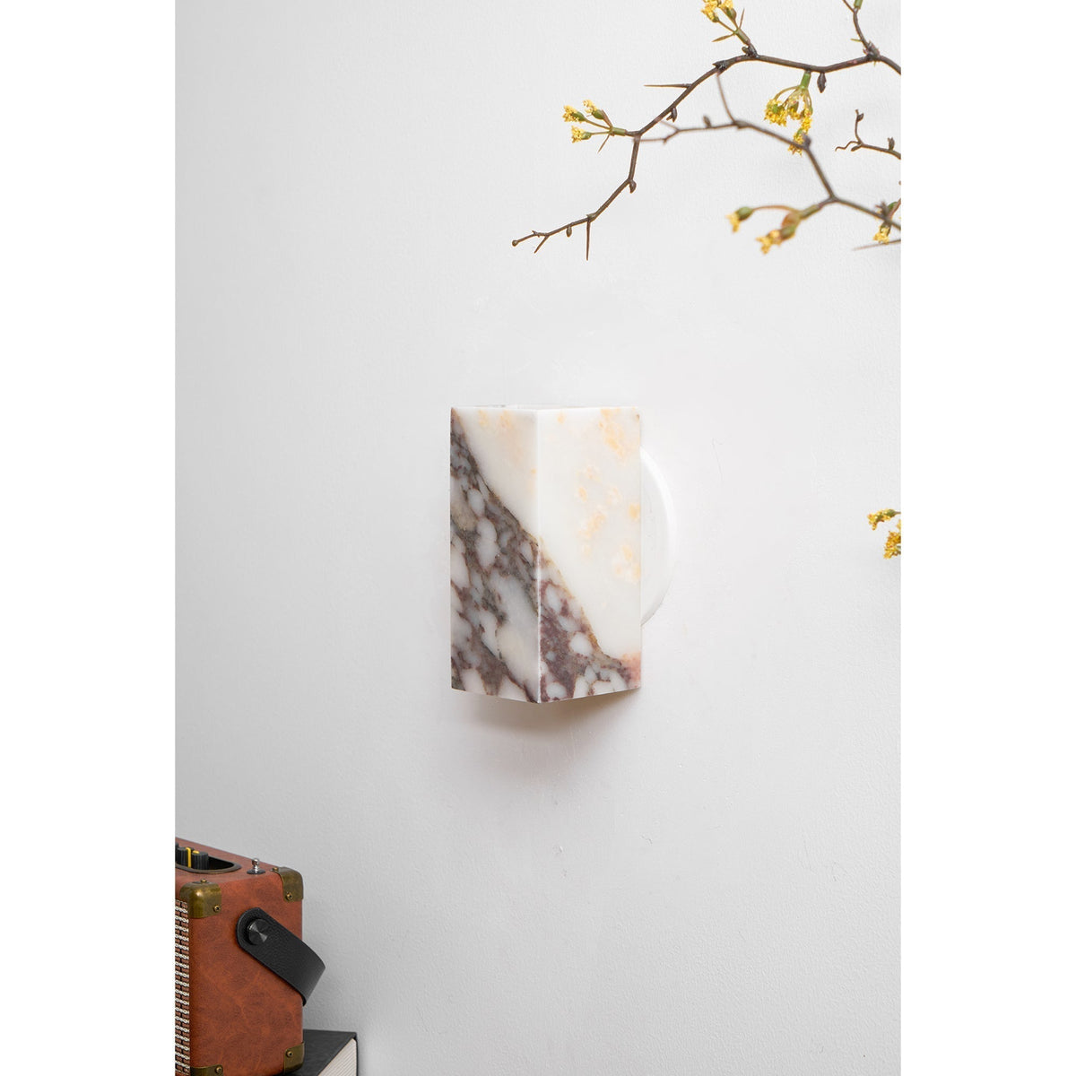 Illaee Moderne Minimaliste Carré Marbre Applique Murale - Neutralighting