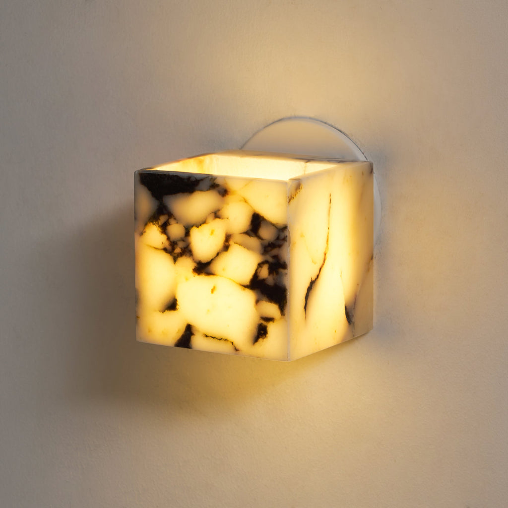 Illaee Moderne Minimaliste Carré Marbre Applique Murale - Neutralighting