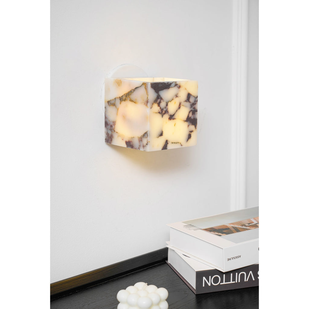 Illaee Moderne Minimaliste Carré Marbre Applique Murale - Neutralighting