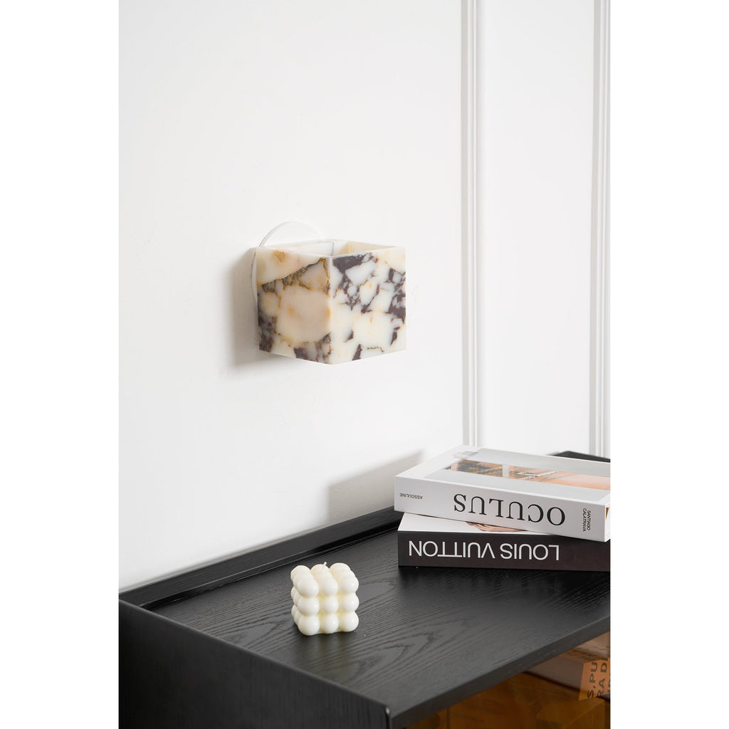 Illaee Moderne Minimaliste Carré Marbre Applique Murale - Neutralighting