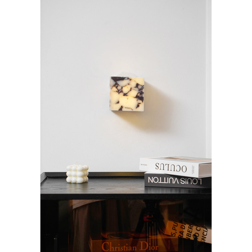 Illaee Moderne Minimaliste Carré Marbre Applique Murale - Neutralighting