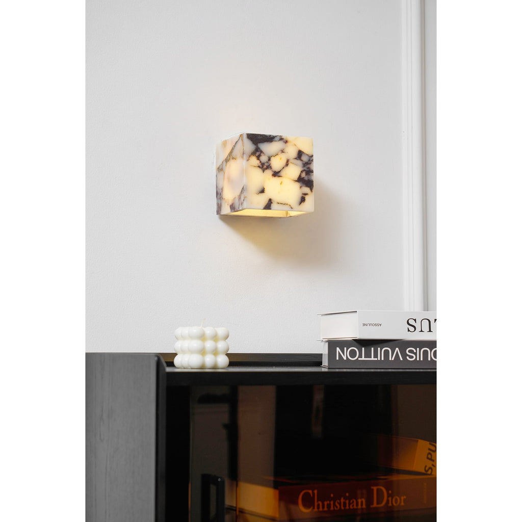 Illaee Moderne Minimaliste Carré Marbre Applique Murale - Neutralighting