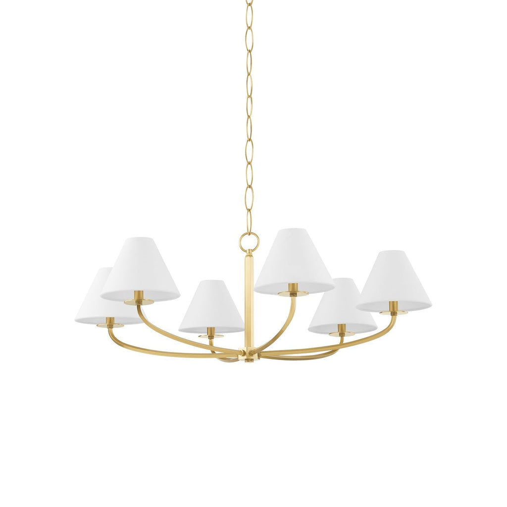 Fleur Chandelier Métal Tissu Vintage Classique - Neutralighting