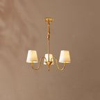 Stacey Chandelier en Tissu Traditionnel Vieilli - Neutralighting