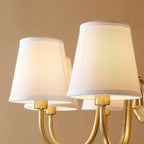 Stacey Chandelier en Tissu Traditionnel Vieilli - Neutralighting