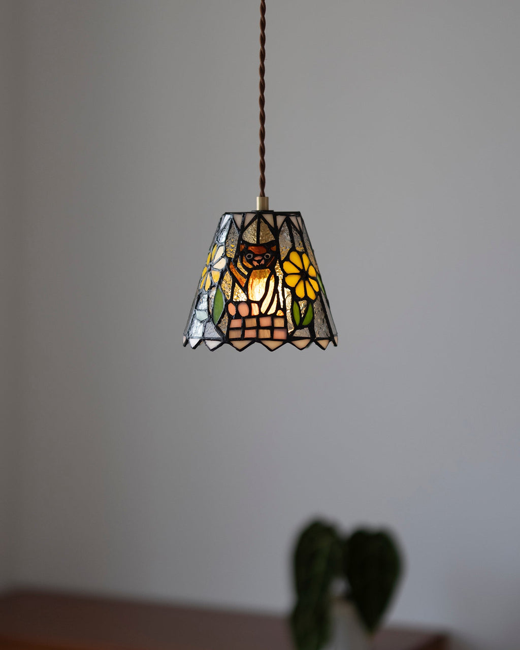 Tale Suspension Fantaisiste en Verre Teinté - Neutralighting