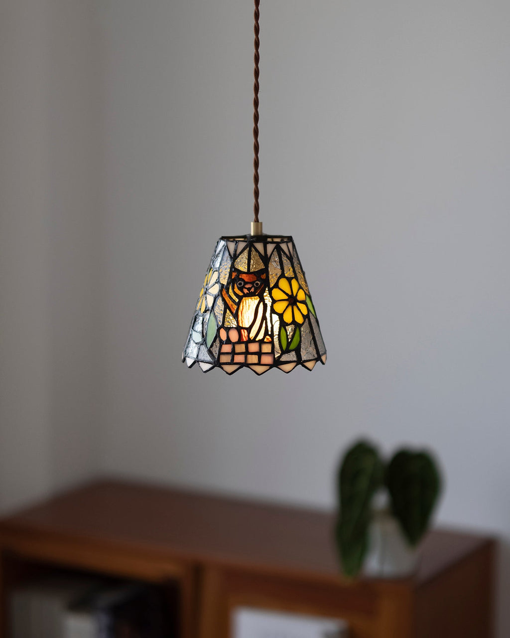 Tale Suspension Fantaisiste en Verre Teinté - Neutralighting