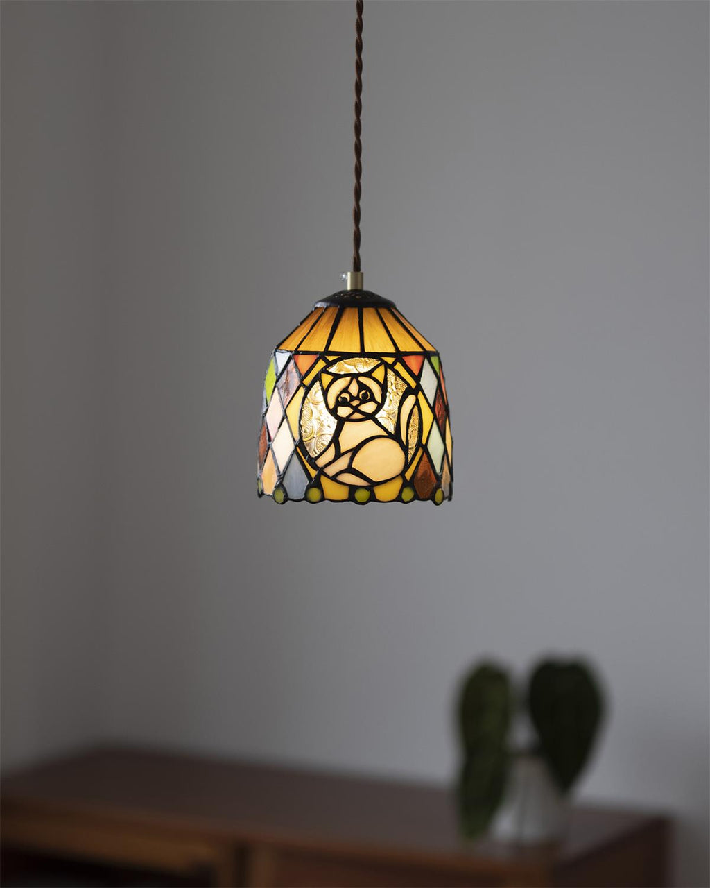 Tale Suspension Fantaisiste en Verre Teinté - Neutralighting