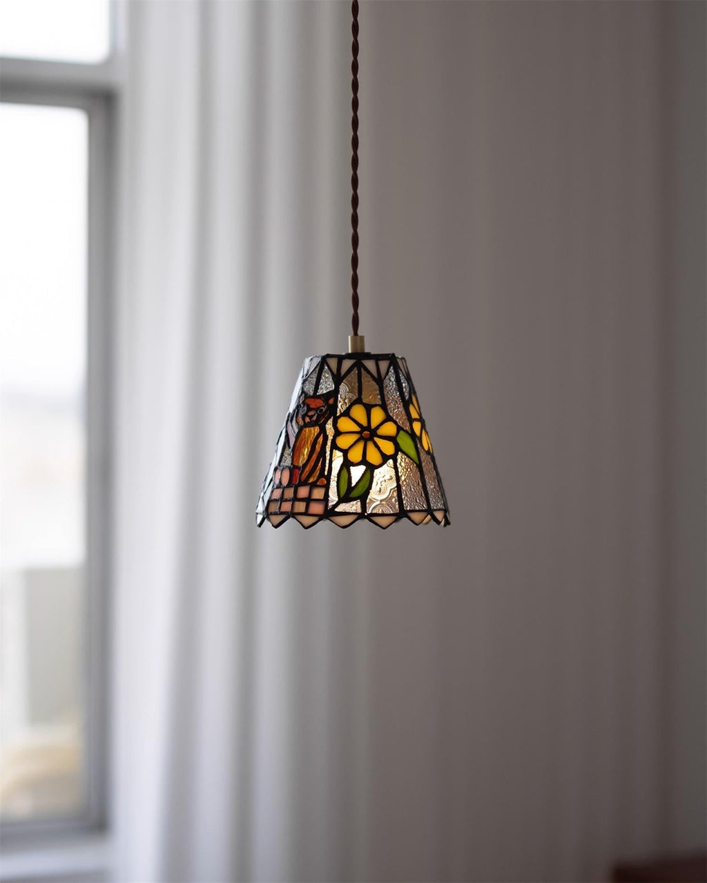 Tale Suspension Fantaisiste en Verre Teinté - Neutralighting