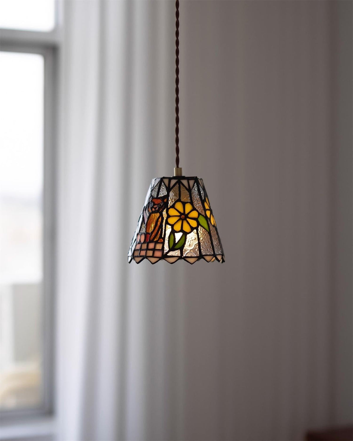 Tale Suspension Fantaisiste en Verre Teinté - Neutralighting