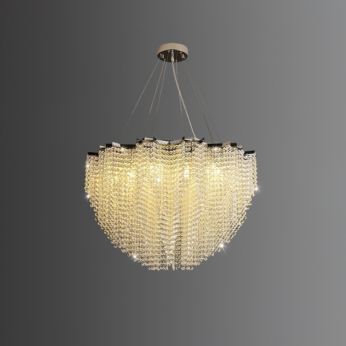 Zashayra Crystal Column Chandelier - Neutralighting