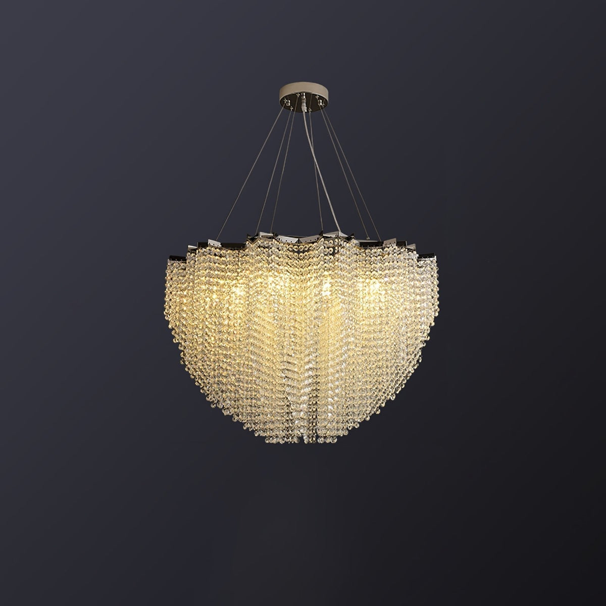 Zashayra Crystal Column Chandelier - Neutralighting