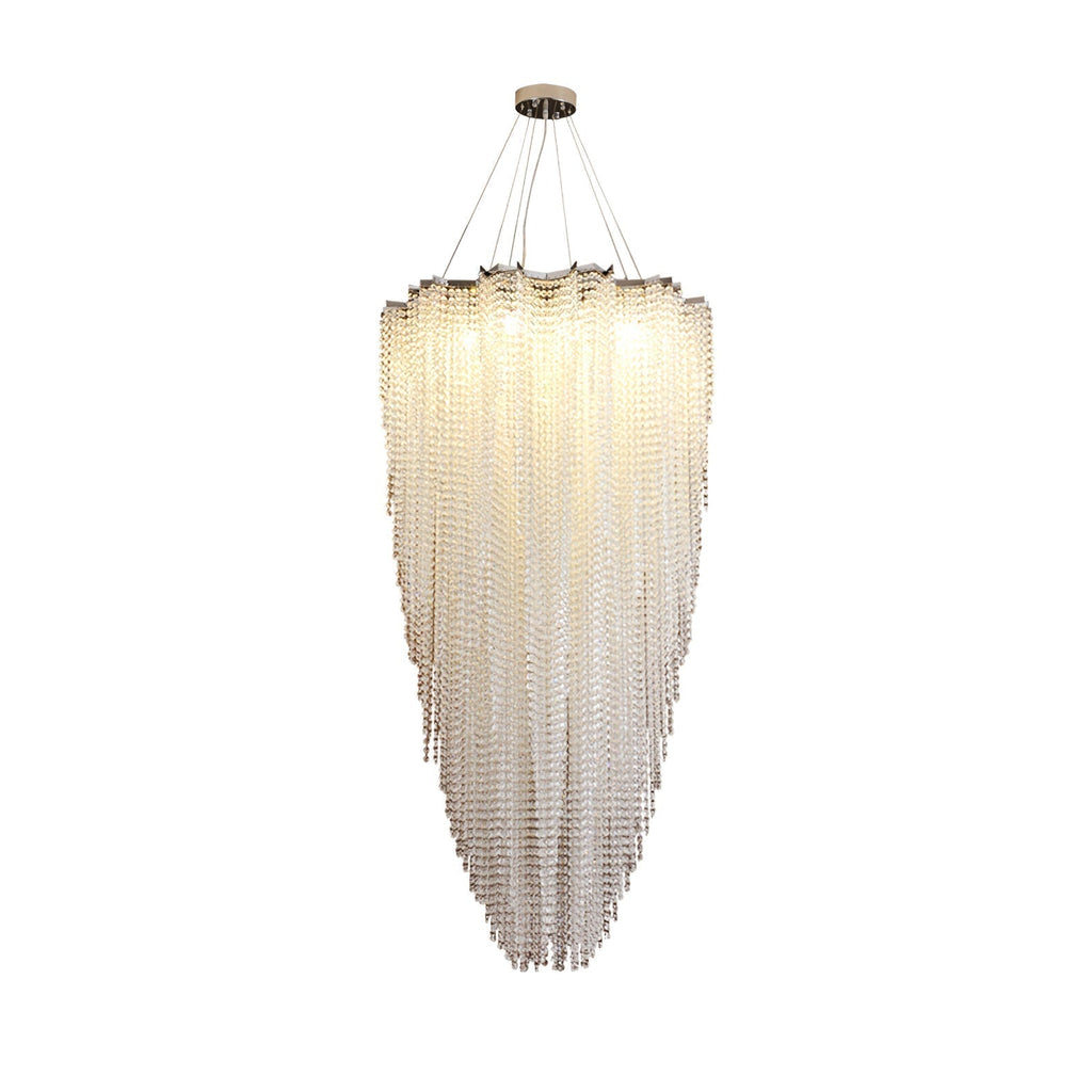 Zashayra Crystal Column Chandelier - Neutralighting