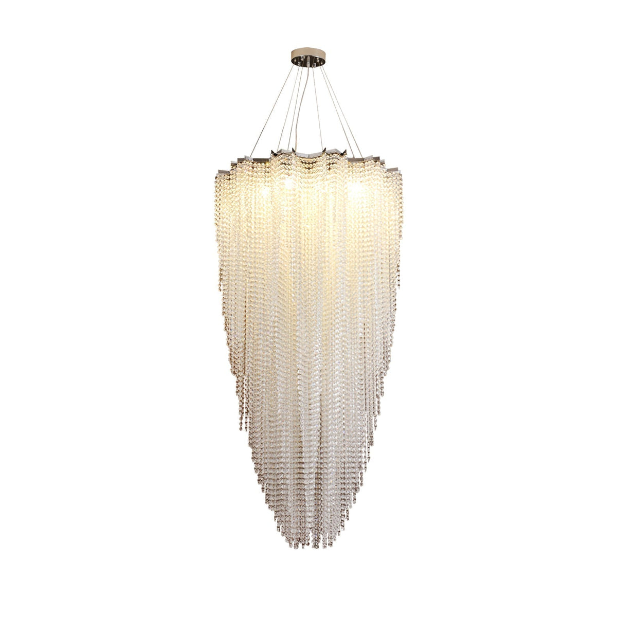 Zashayra Crystal Column Chandelier - Neutralighting