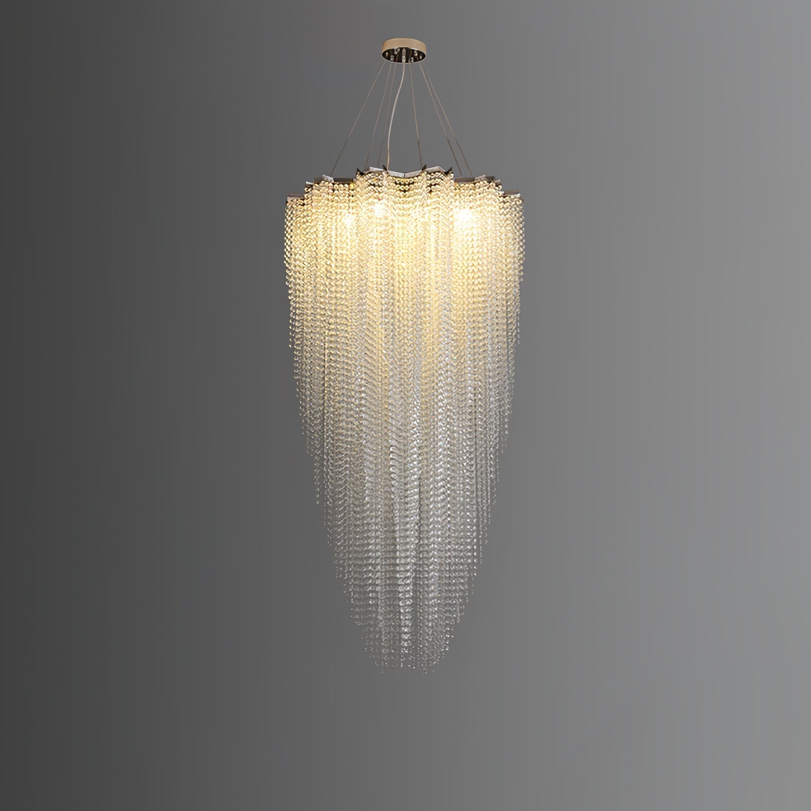 Zashayra Crystal Column Chandelier - Neutralighting