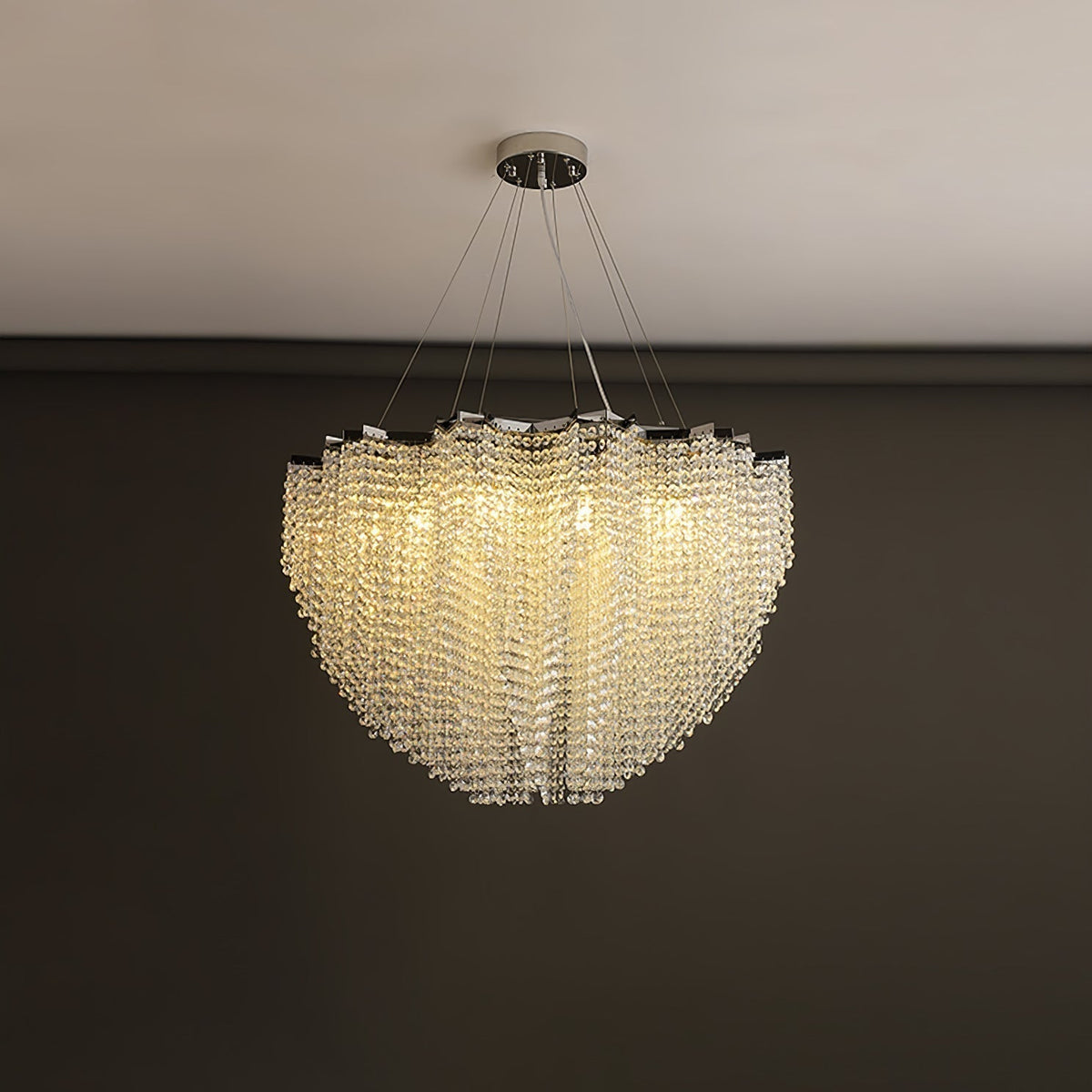 Zashayra Crystal Column Chandelier - Neutralighting