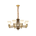 Cizorila Postmodern Luxe Laiton Verre Lustre - Neutralighting