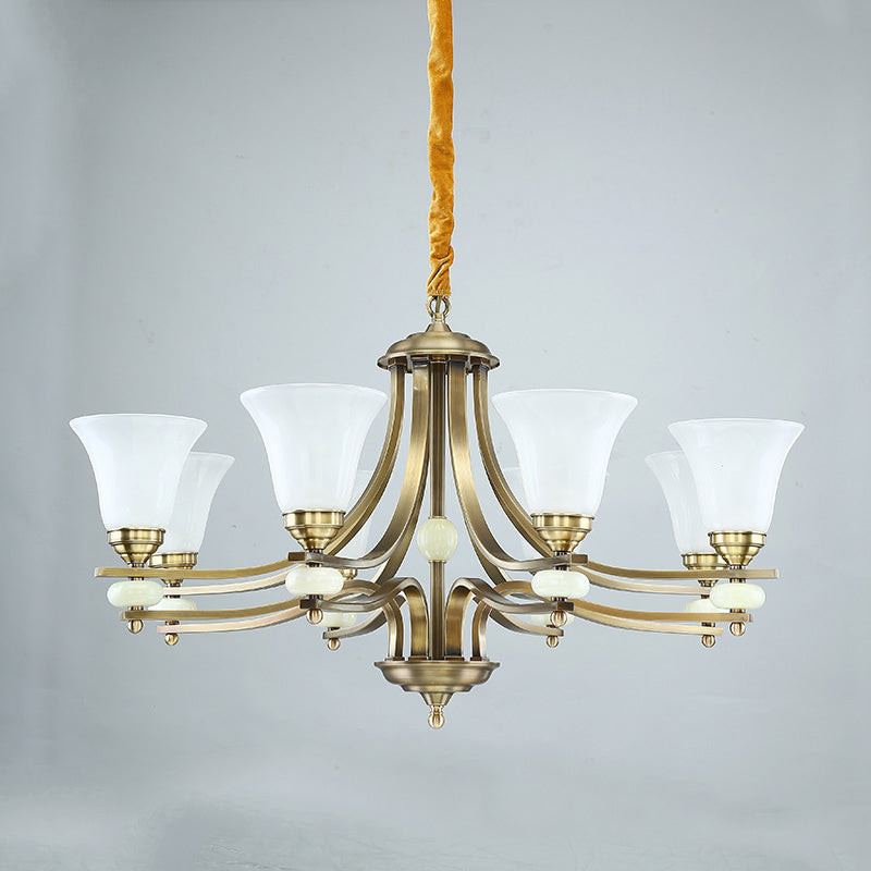 Cizorila Postmodern Luxe Laiton Verre Lustre - Neutralighting