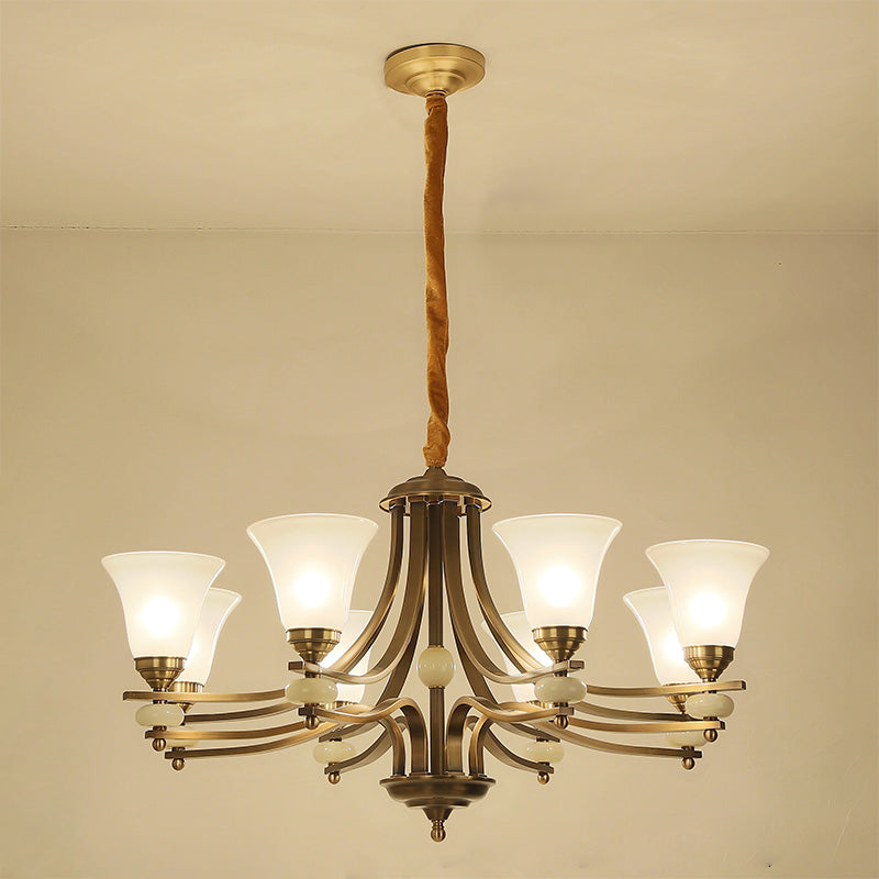 Cizorila Postmodern Luxe Laiton Verre Lustre - Neutralighting