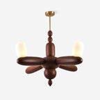 Stanza Lustre Bras Courbés en Bois - Neutralighting