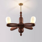 Stanza Lustre Bras Courbés en Bois - Neutralighting