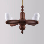 Stanza Lustre Bras Courbés en Bois - Neutralighting