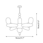 Stanza Lustre Bras Courbés en Bois - Neutralighting
