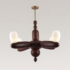 Stanza Lustre Bras Courbés en Bois - Neutralighting