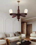 Stanza Lustre Bras Courbés en Bois - Neutralighting
