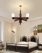 Stanza Lustre Bras Courbés en Bois - Neutralighting