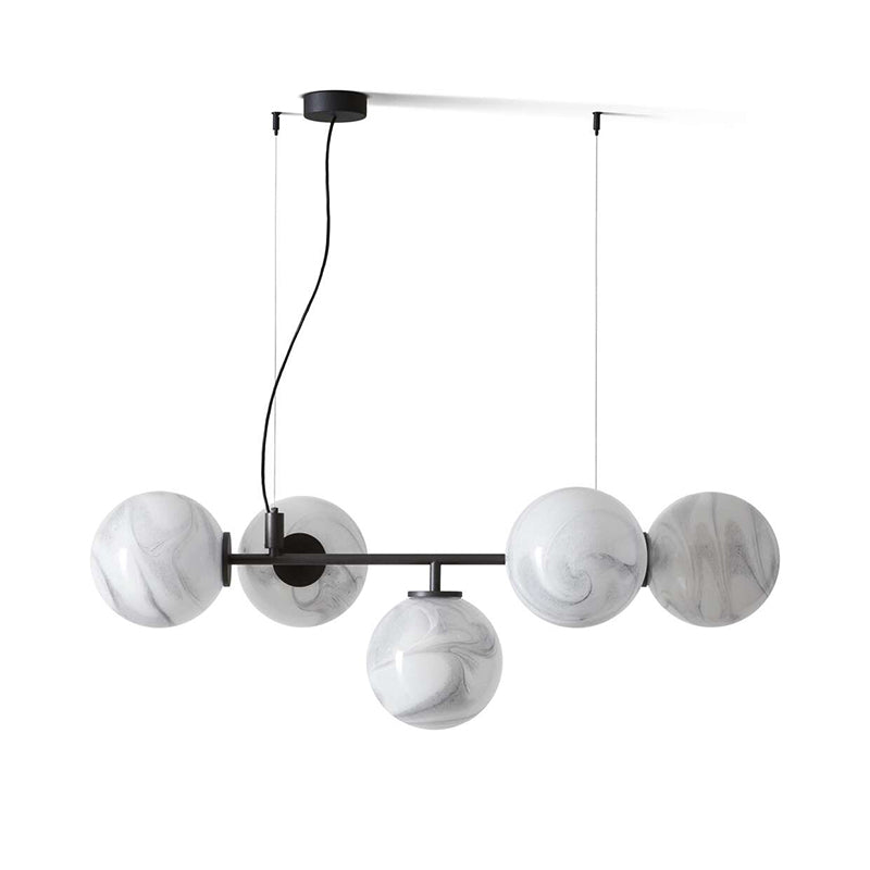 Ilmaros Prime Nordique Art Métal Verre Lustre - Neutralighting