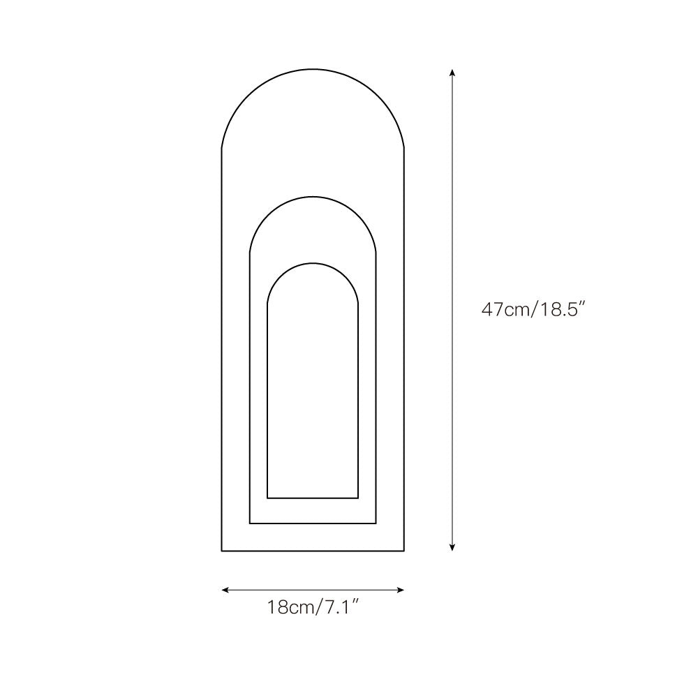 Utheisra Moderne Minimaliste Île Laiton Marbre Wall Lamp - Neutralighting