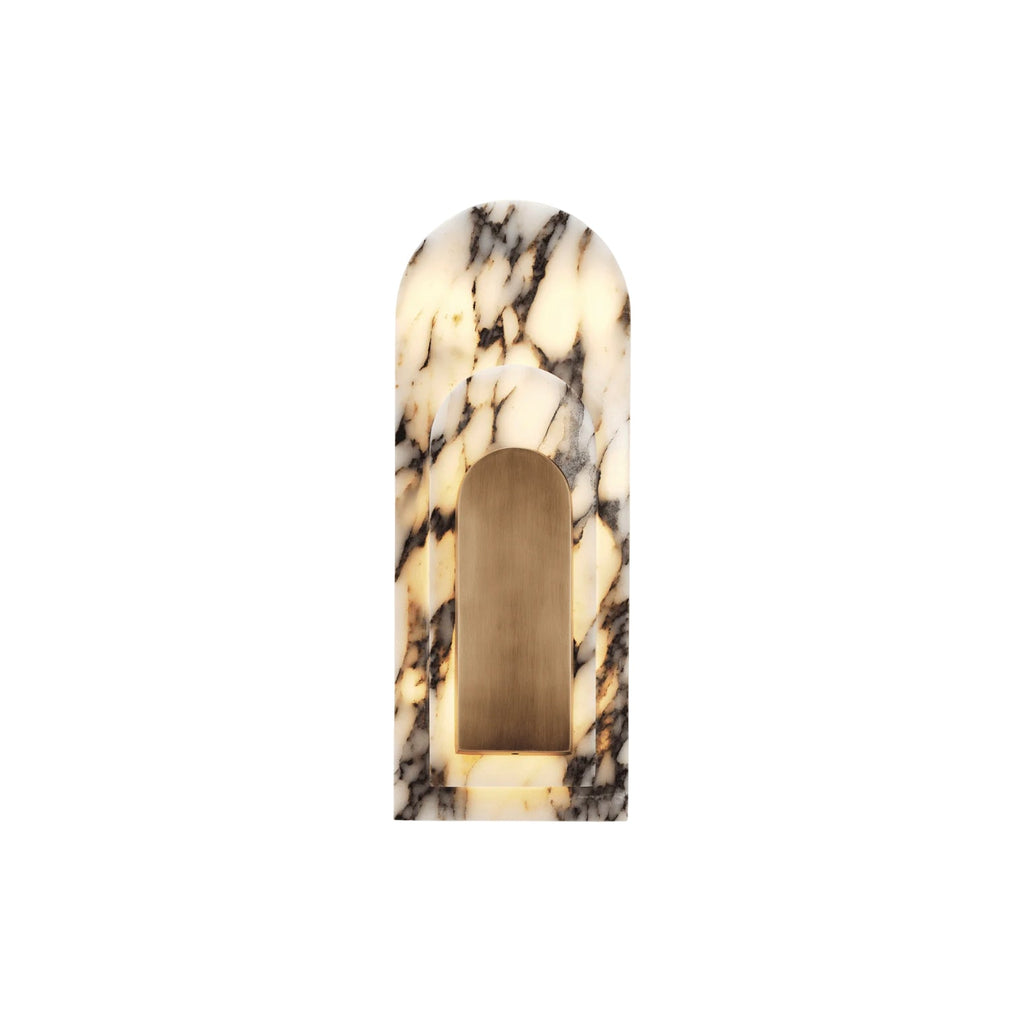 Utheisra Moderne Minimaliste Île Laiton Marbre Wall Lamp - Neutralighting