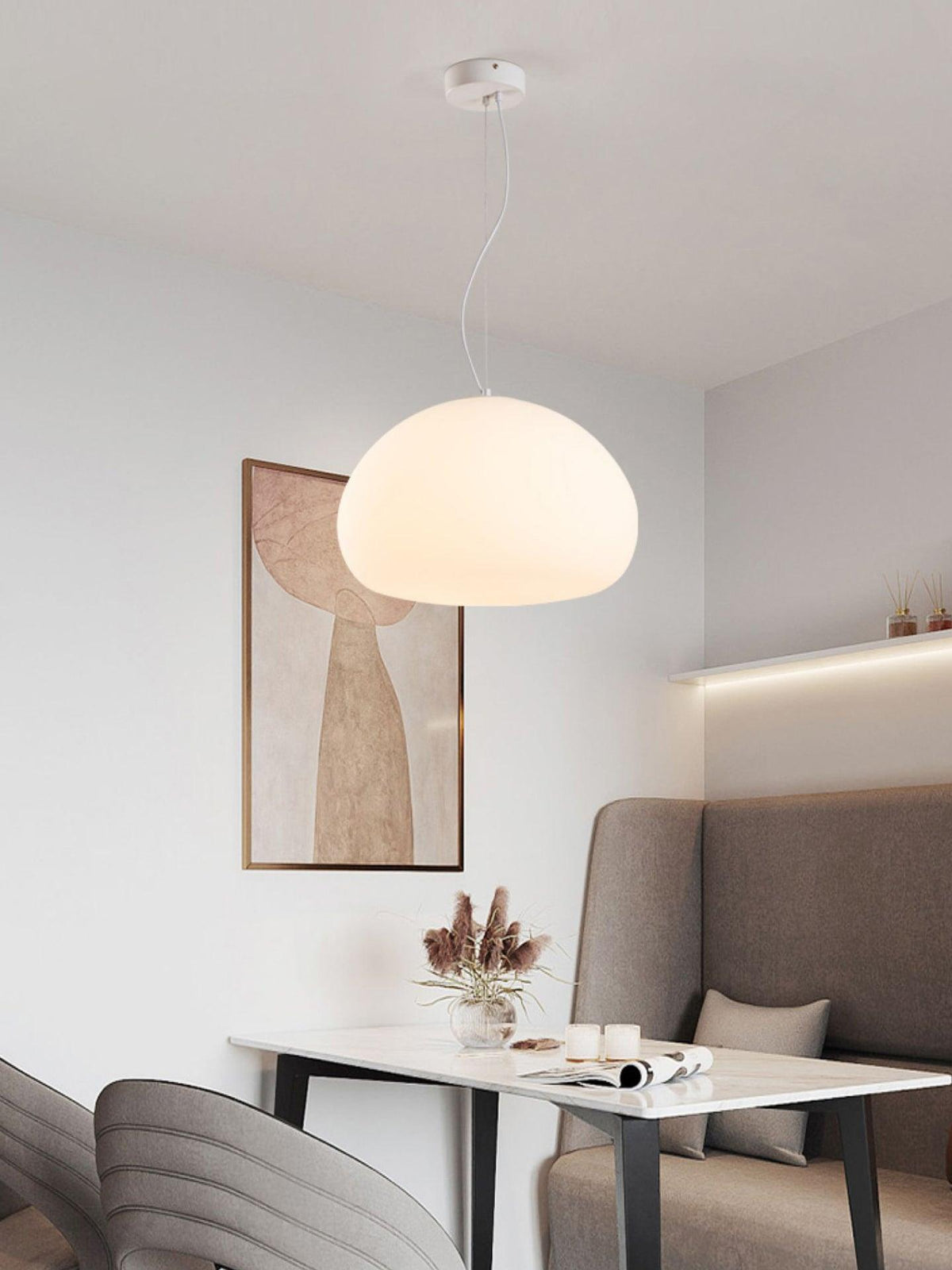Zerina Suspension en Verre Confortable - Neutralighting