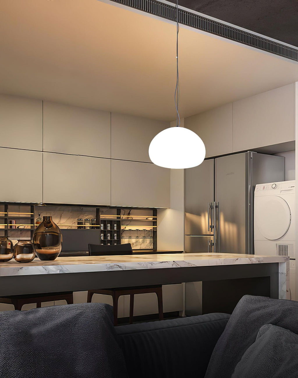 Zerina Suspension en Verre Confortable - Neutralighting