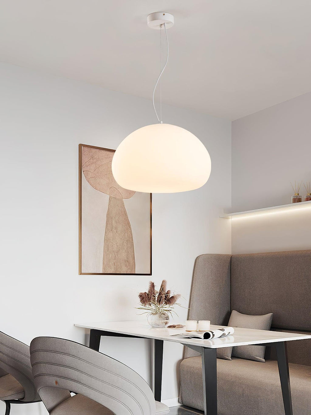 Zerina Suspension en Verre Confortable - Neutralighting