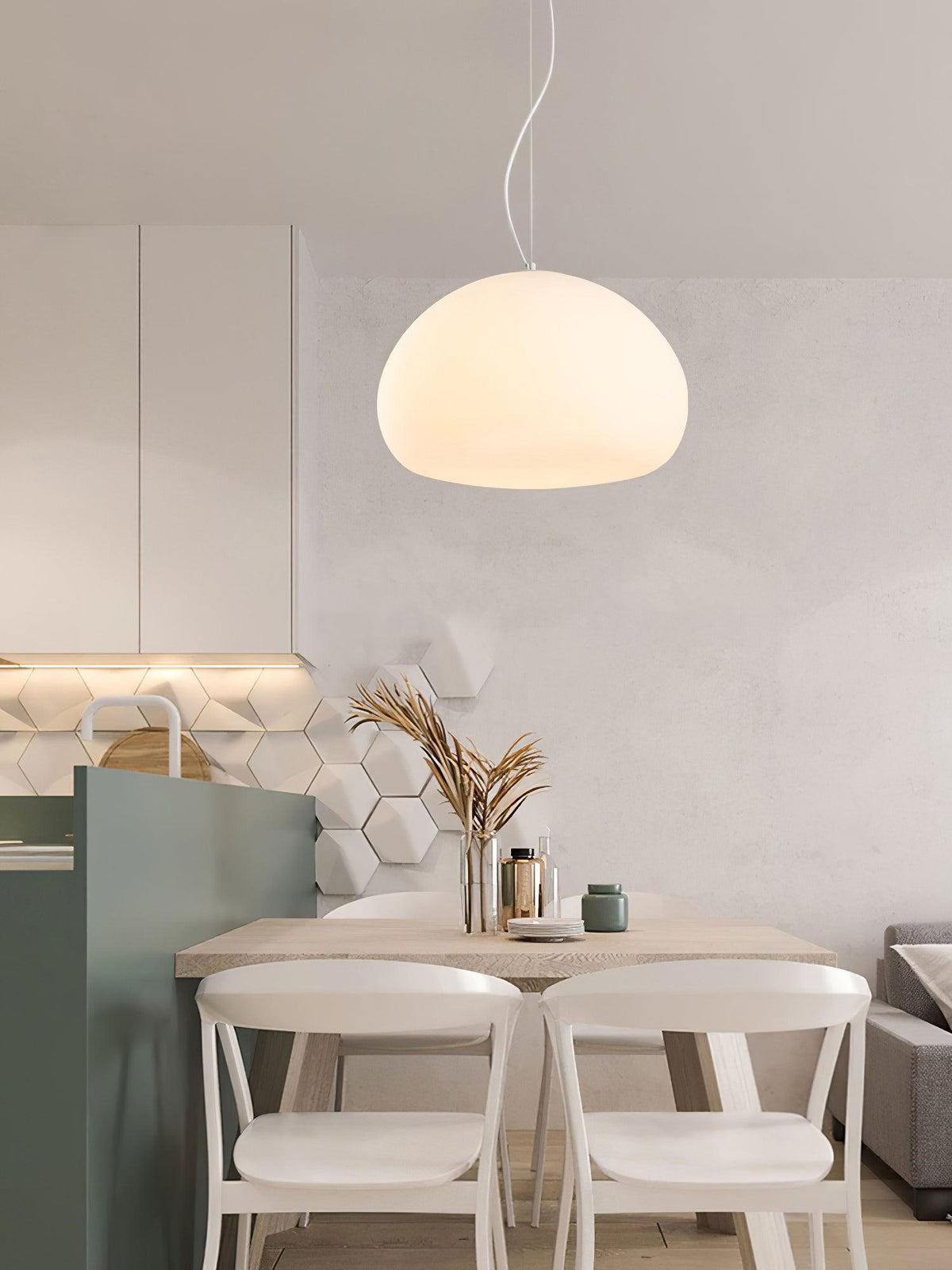Zerina Suspension en Verre Confortable - Neutralighting