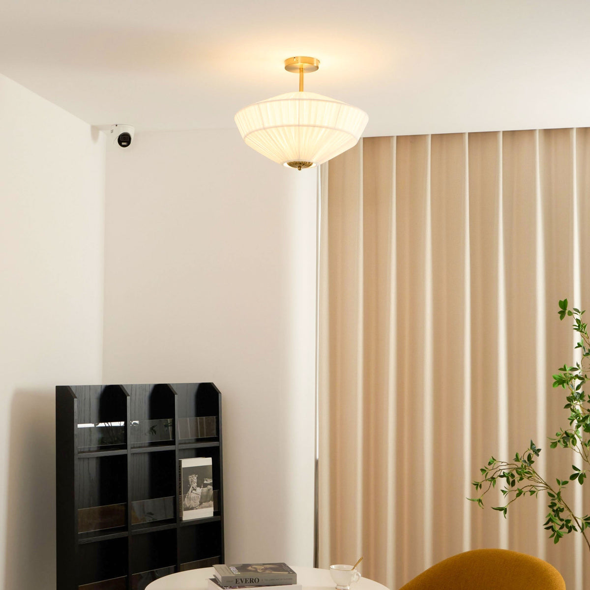 Casoreth Moderne Minimaliste Plissé Métal Tissu Suspension - Neutralighting