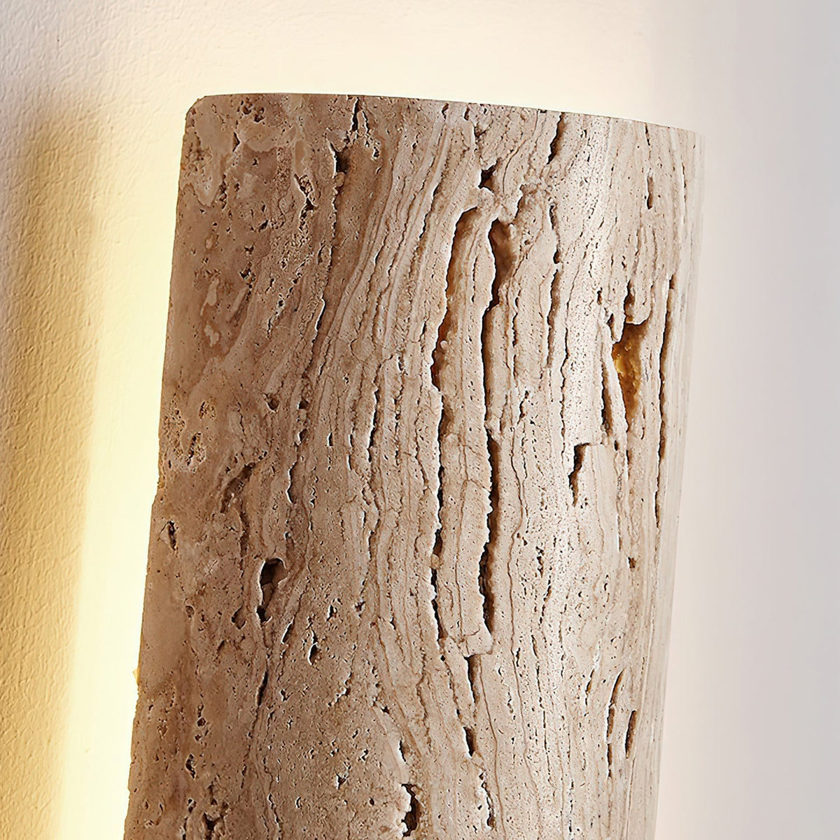 Zemara Moderne Minimaliste Lange Travertin Applique Murale - Neutralighting