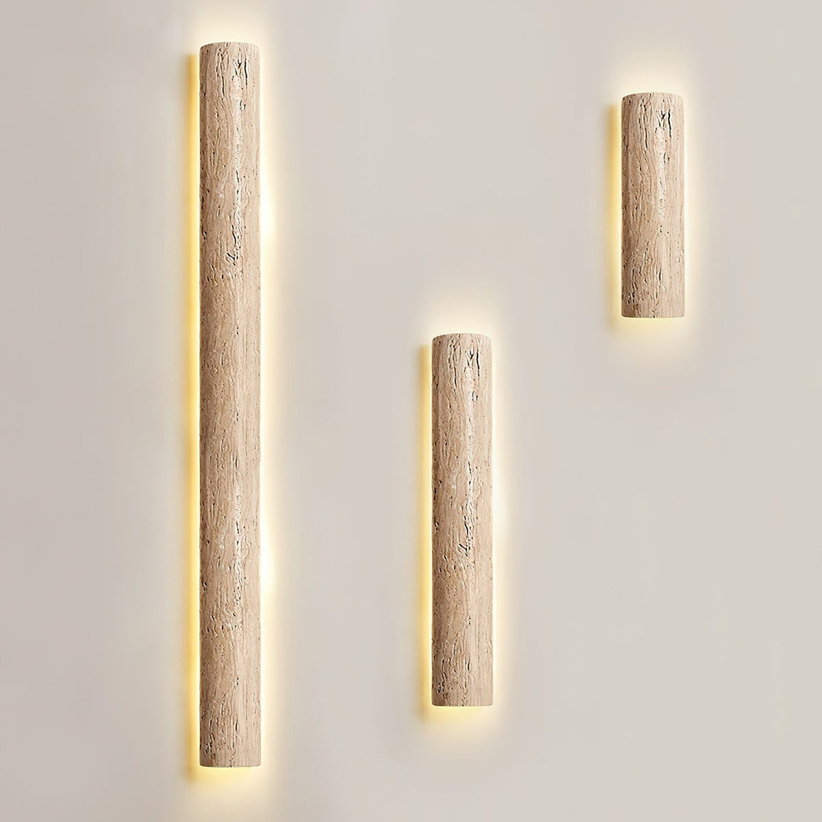 Zemara Moderne Minimaliste Lange Travertin Applique Murale - Neutralighting