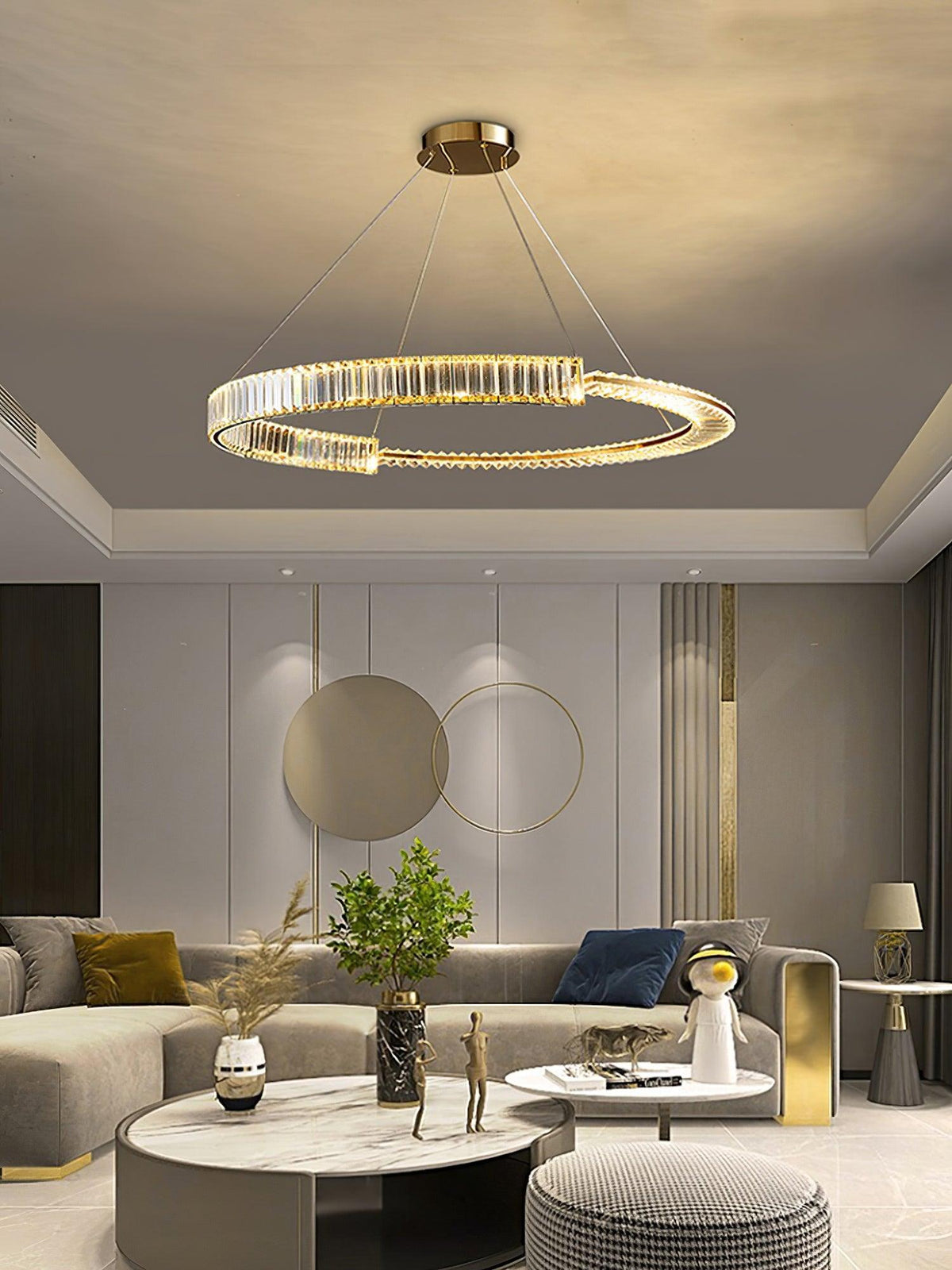 Lustra Lustre Stella Anneau Cristal LED - Neutralighting
