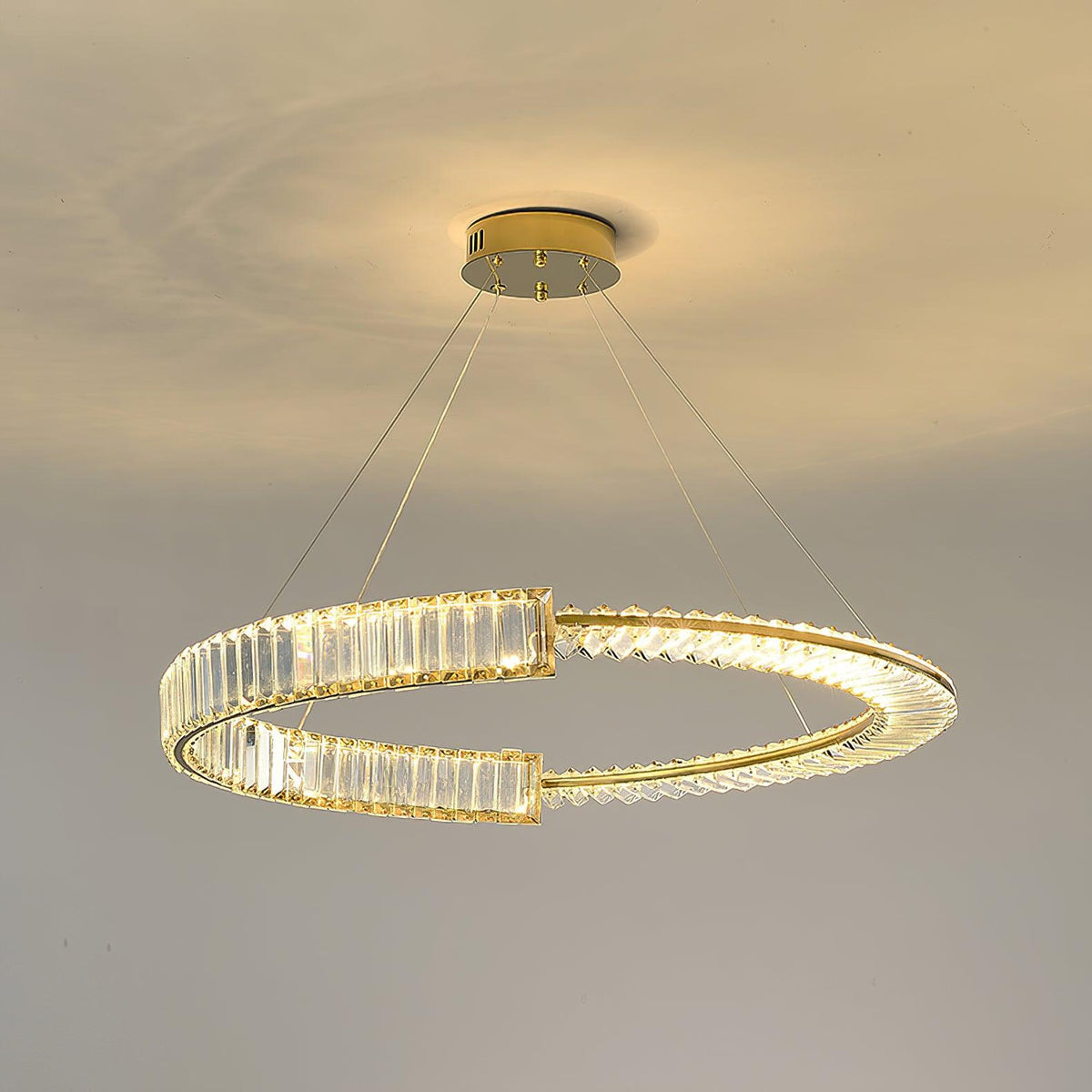 Lustra Lustre Stella Anneau Cristal LED - Neutralighting
