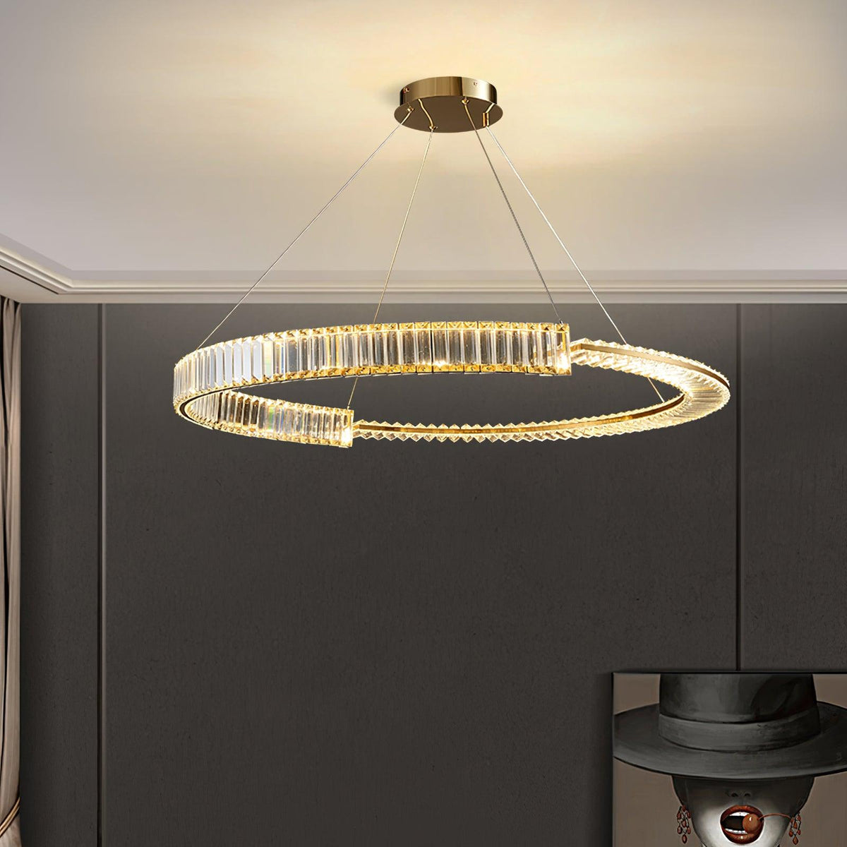 Lustra Lustre Stella Anneau Cristal LED - Neutralighting