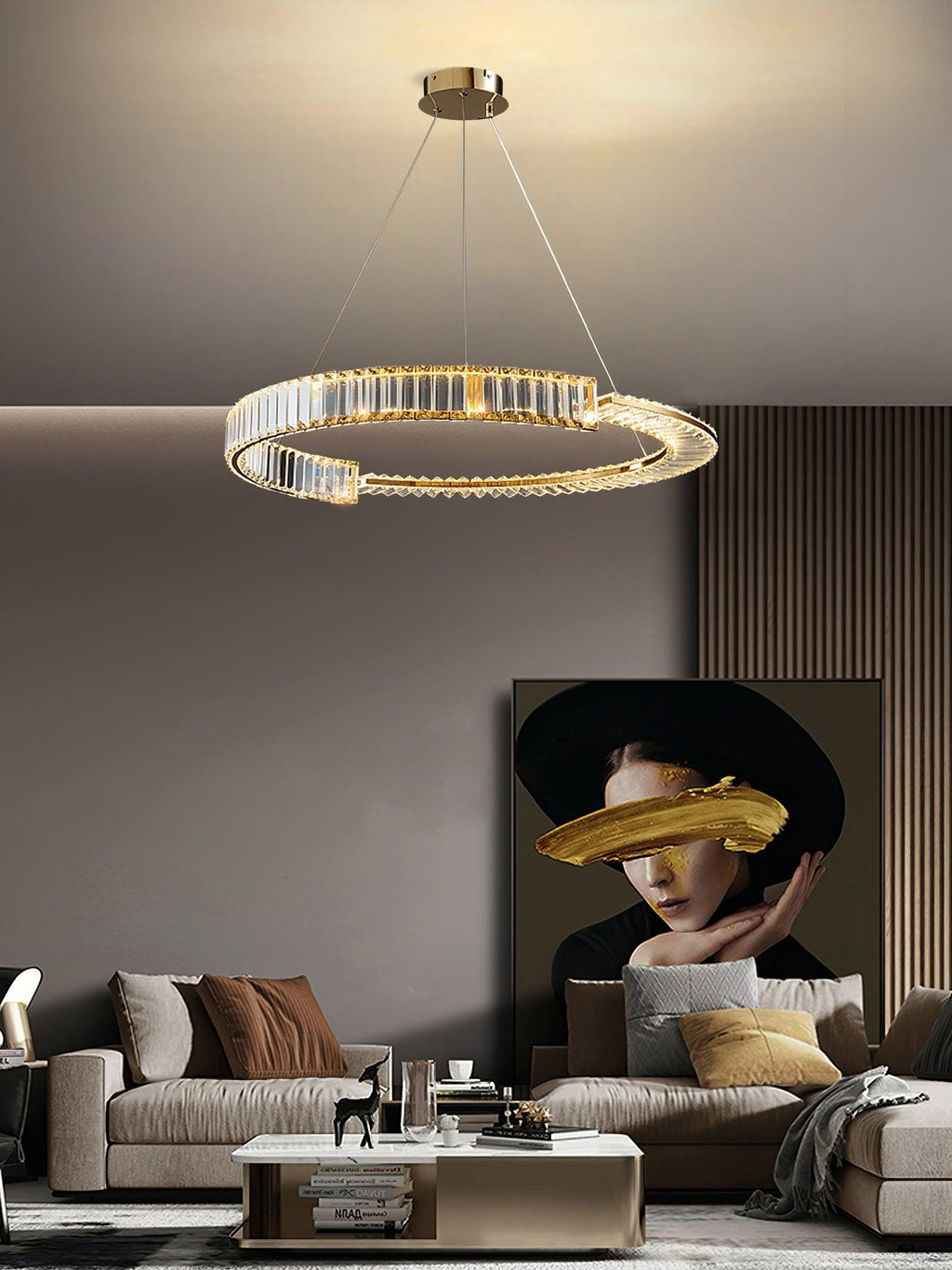 Lustra Lustre Stella Anneau Cristal LED - Neutralighting