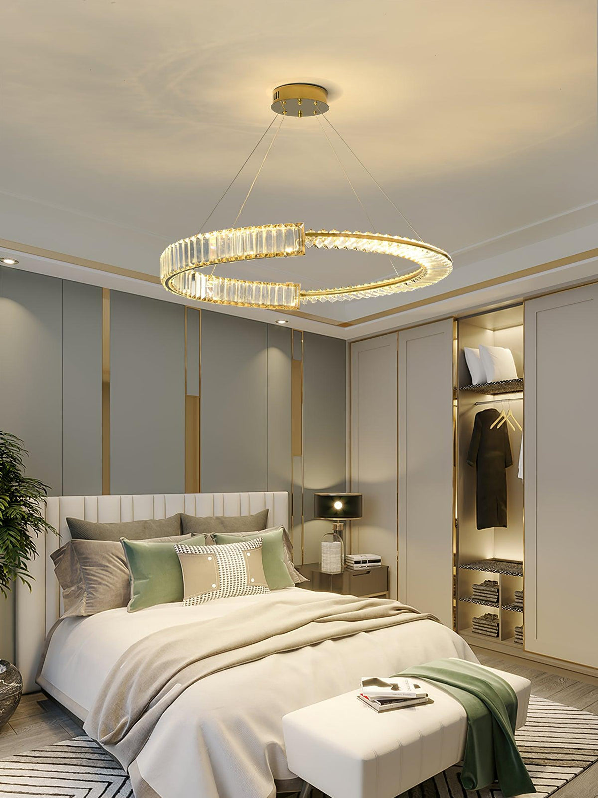 Lustra Lustre Stella Anneau Cristal LED - Neutralighting