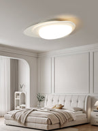 Solara Plafonnier Noyer Ovale Organique LED - Neutralighting
